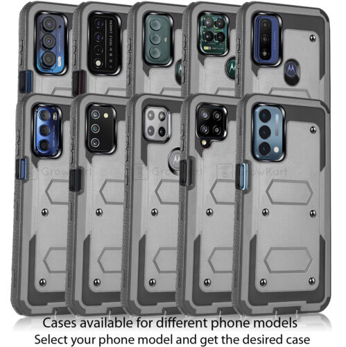 ARMOR TANK RUGGED Phone Case Cover Clip Stand Holster +BUILT IN SCREEN PROTECTOR - Picture 38 of 96