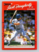 Jack Daugherty 1990 Donruss #461 Texas Rangers RC