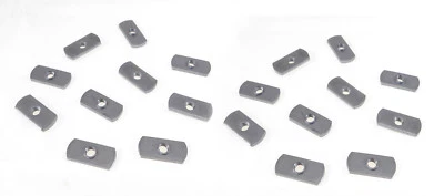 BUCKEYE FASTENER 20 Pack 1/4-20 Spot Weld Nuts - Double Tab - ND 2118