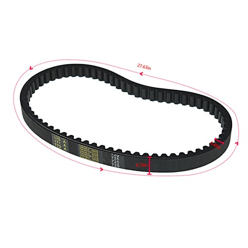 3 × Go Kart Drive Belt 725 for 30 Series torque converter New 3 belts - Picture 2 of 10