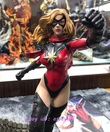 XM 1/4 Ms.Marvel Capitana Marvel Estatua Colección GK Figura Modelo en Stock - Imagen 3 de 3