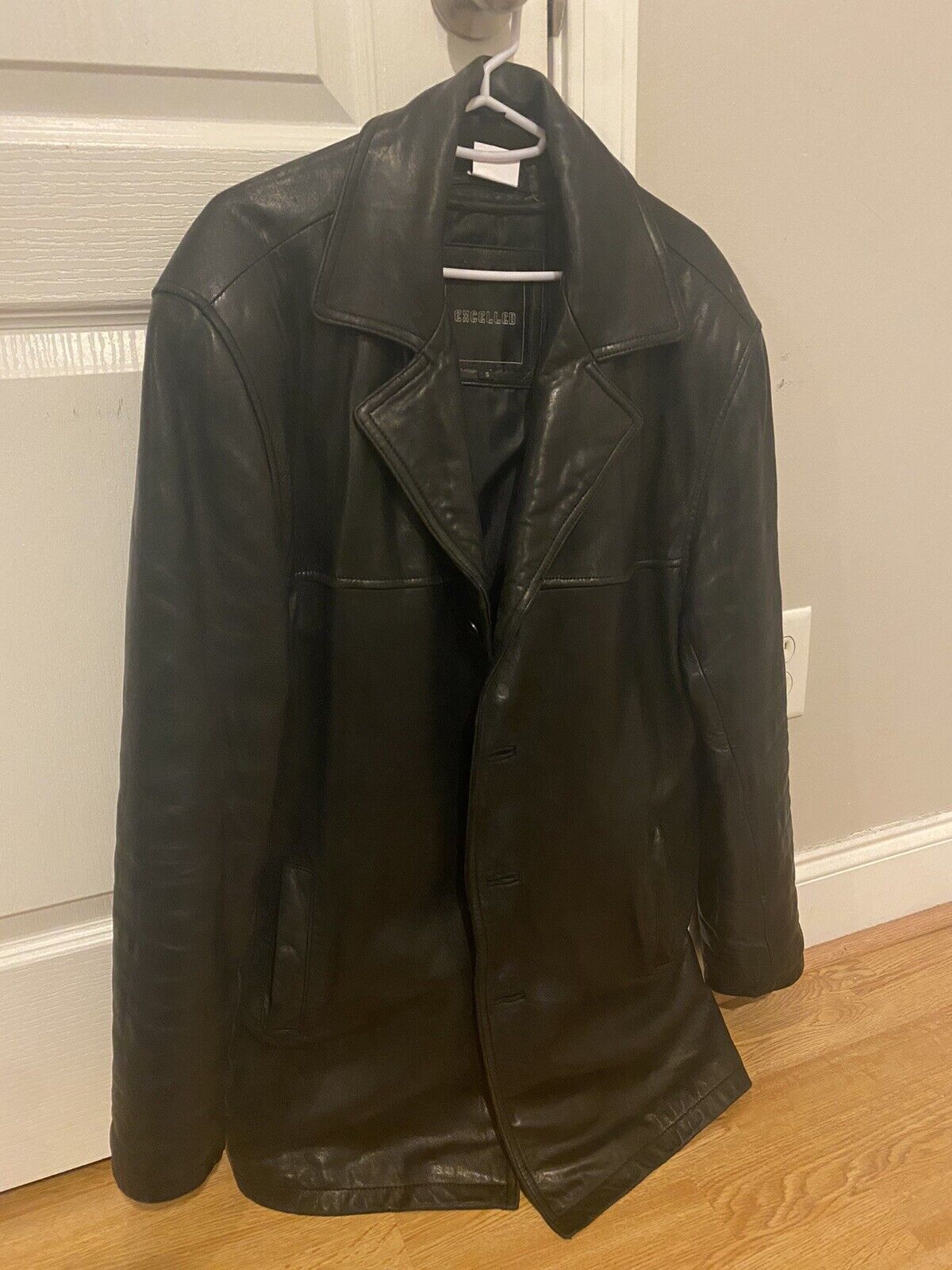 Vintage Excelled Leather Car Coat