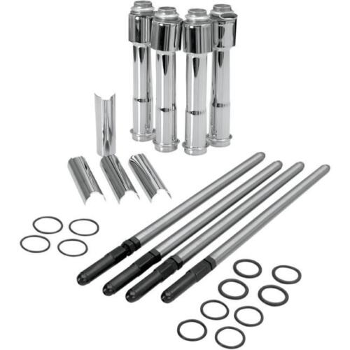 S&S Cycle Adjustable Pushrod Kit With Covers - Standard - 930-0024