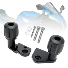 Cnc Anti-Crash Frame Sliders Protector Black For Suzuki Gsx-R 1000 R 17-21 #3,