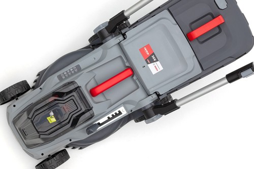 IKRA BOSCH 36V 3 in 1 Akku Rasenmäher IB-LM 38 Fangsack 42 L Schnittbreite 38 cm - Bild 9 von 24