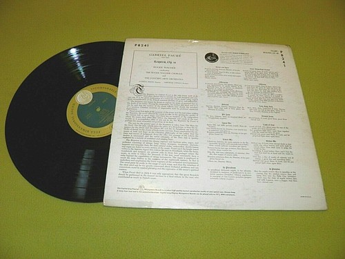 Faure Requiem Op. 48 / Beems / Wagner / USA Capitol FDS Full Dimensional Sound  - Picture 2 of 2