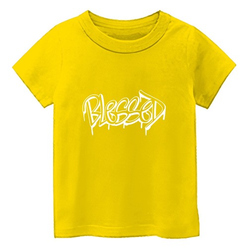 Jesus Cross Blessed Christian Religious Kid's Short Sleeves T-Shirt USA Gift Tee - Picture 9 of 14