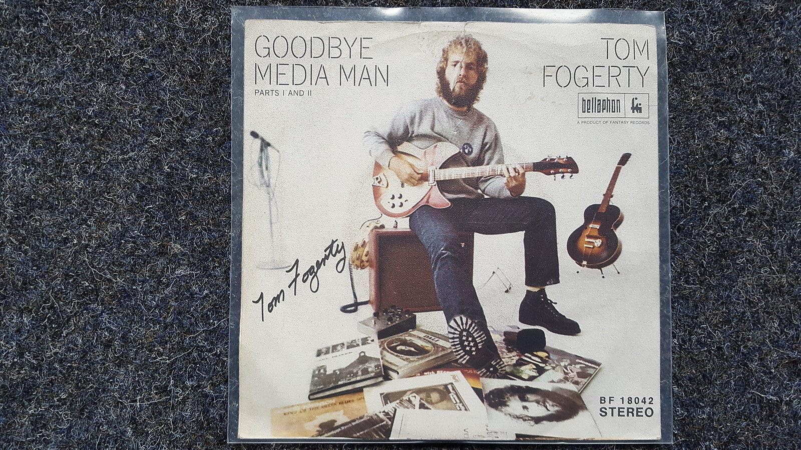 7"" Single Vinyl Tom Fogerty - Goodbye media man