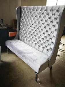 Velvet Booth Bench Seating Kitchen Corner Banquette Fitted Office