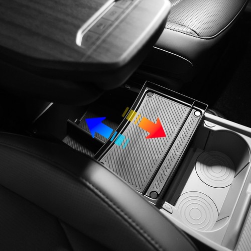 RHD Centre Console Armrest Box Storage Organizer Tray For Kia EV3 2024 2025 - Picture 3 of 6