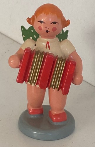 Alter Engel mit Akkordeon von der Fa. Ellmann Erzgebirge 6459/22 - Picture 1 of 4