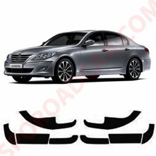 Anti Scratch Inside Carbon Door Cover 4P For Hyundai Genesis BH 2009-2014