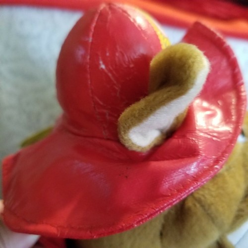 Raro Vintage Scooby Doo Fire Dept 13” Peluche Perro Juguete Red Con Etiqueta!  - Imagen 11 de 11