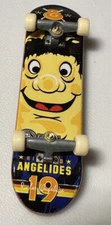 Vintage Tech Deck Fingerboard Richard Angelides 19 Toy Skateboard Skater Board