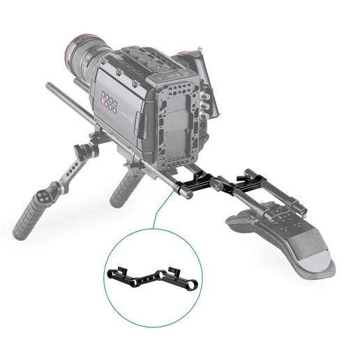 Abrazadera de varilla de forma Z NICEYRIG 15 mm Z soporte de soporte montaje offset para riel réflex digital de 15 mm - Imagen 3 de 7