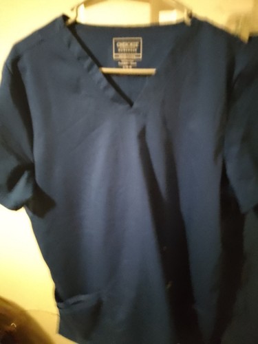 cherokee revolution scrubs women3 Piece Set.Large Top,Pants & Vest. Navy - Picture 2 of 4