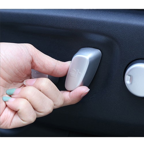 Side Seat Adjustment Buttons Cover Trim fit For Toyota Land Cruiser Prado 2018 - Foto 4 di 6