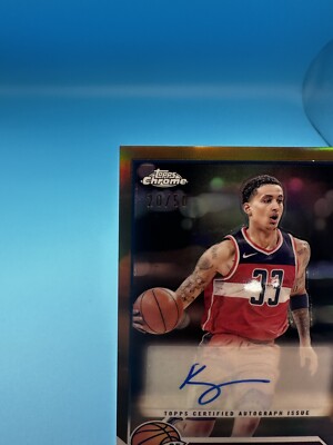2023-24 Topps Chrome Basketball Kyle Kuzma Gold Refractor