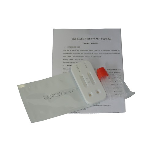 20 Cat Double Test Feline Immunodeficiency(FIV) AIDS & Leukaemia Virus(FeLV) Kit - Photo 1 sur 1