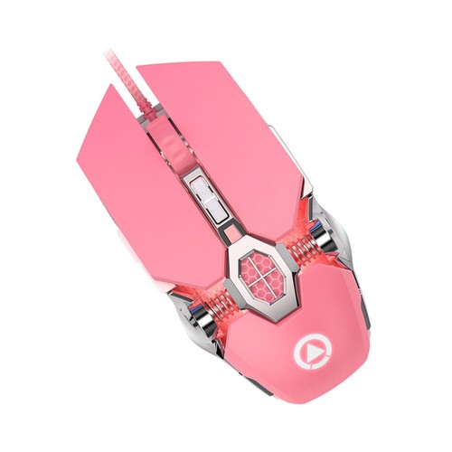 1pc verdrahtete Computer Luminescent Creative Computerzubehör (Pink) - Bild 8 von 12
