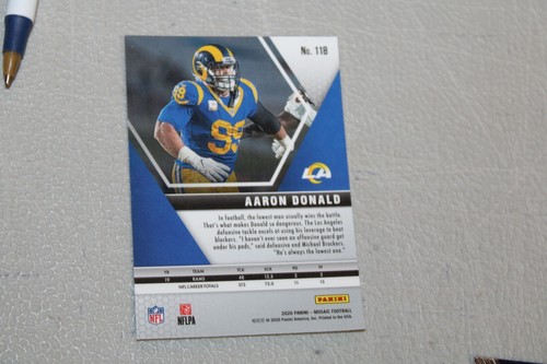 2020 Mosaic Football Base Card Complete Finish Fill Your List Set U-Pick** - Picture 173 of 376