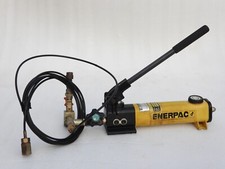 ENERPAC MODEL P142 INDUSTRIAL TWO SPEED HAND PUMP HYDRAULIC CYLINDER