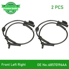 Front Driver Passenger Abs Wheel Speed Sensor For Chrysler 200 15-17 68160057ac