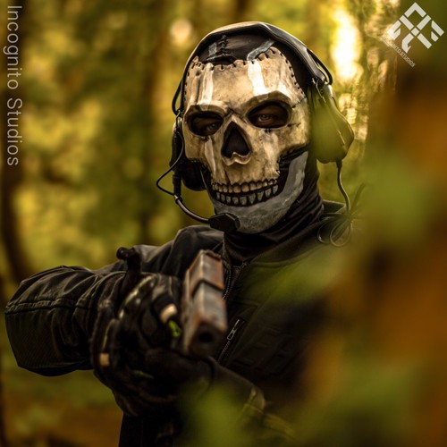 Jawbone Ghost Mask | Airsoft / Cosplay | Ghost Inspired (Replica) - Picture 2 of 3