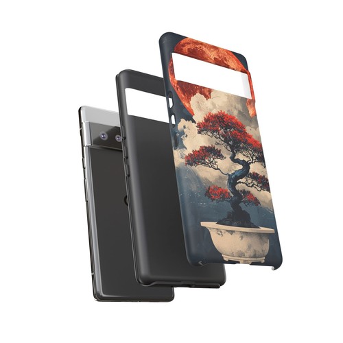 Bonsai Tree Blood Moon - Phone Ink Cover Case for iPhone, Galaxy, Pixel - 第 168/281 張圖片