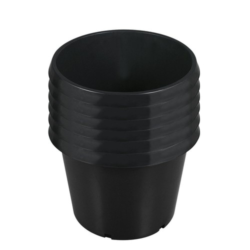Heavy Duty Premium Black Plastic Nursery Plant Container Garden Planter Pot - Picture 2 of 28
