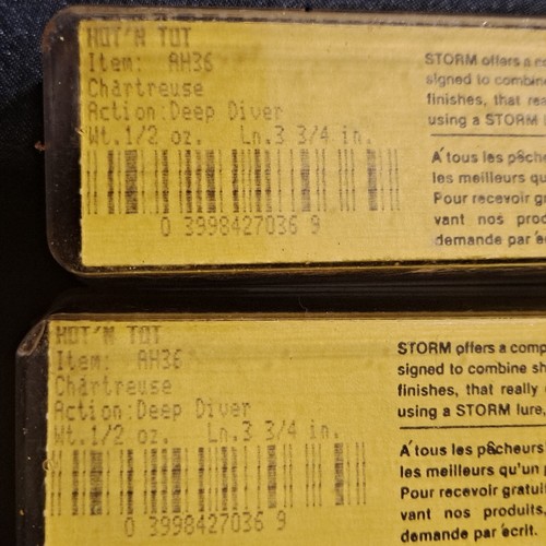 LOTTO DI 6 Vintage Red Label Storm HOT'N TOT AH Serie MULTI COLORI NUOVI - Foto 8 di 10