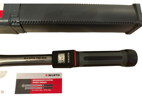 Würth ZEBRA Drehmomentschlüssel 1/2 Zoll 60-300 Nm neu 0714720300 Modell 2025 - Bild 8 von 9