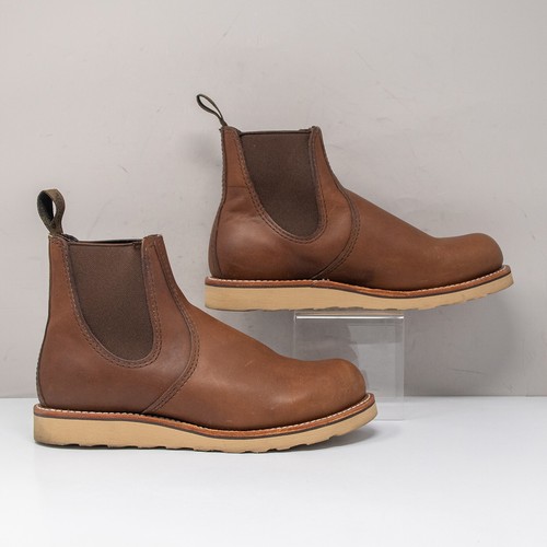 Red Wing 3190 6" Clasic Chelsea Boots Men's 8 D (Amber) - Picture 2 of 7