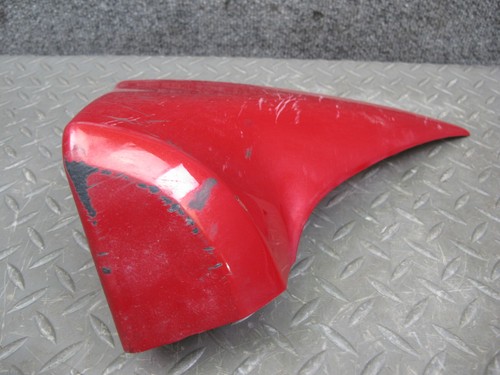 04-08 MAZDA RX8 REAR LEFT DRIVER SIDE BUMPER LOWER MOLDING PANEL RED OEM - Picture 4 of 12