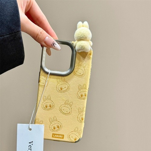 2025 New Ins Cartoon Cute 3d Labubu Handheld Rope Phone 15/16 Promax Phone Case - Zdjęcie 10 z 10