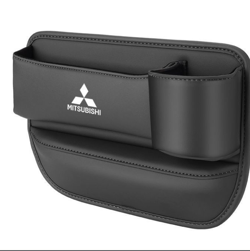 1pc Black Car Seat Gap Filler Storage Box Cup Holder Organizer for Mitsubishi - Bild 17 von 23