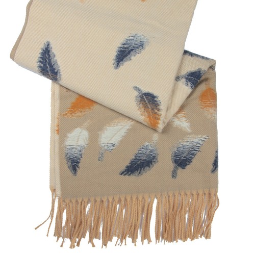 Damen warmer Winter Blätter Strickschal weich dick lang Quaste Halstuch Schal UK - Bild 10 von 12