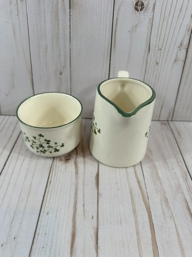 Carrigaline Pottery Co.Ltd.Cork Ireland Celtic Creamer & Sugar Dish - Picture 5 of 13