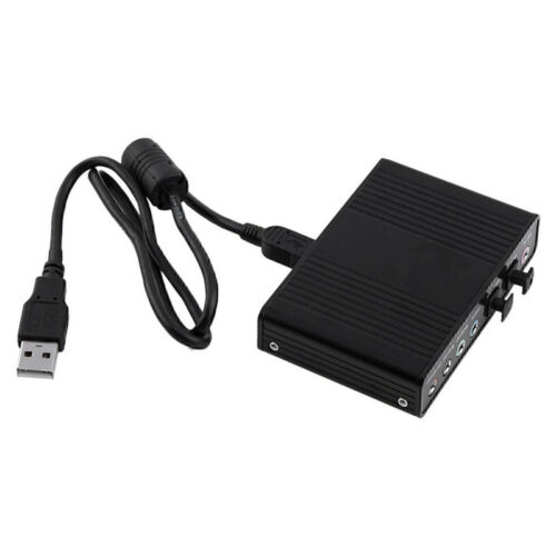 USB 6 Channel 5.1 Audio External Optical Sound Card Adapter S\PDIF For PC Laptop - Picture 3 of 9