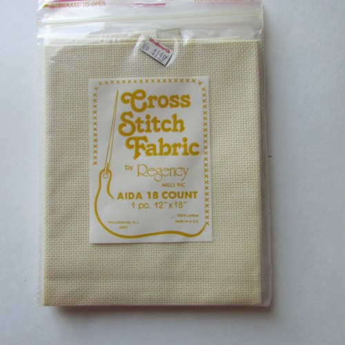 32 Packages Regency 11 14 18 22 Aida 100% Cotton Cross Stitch Fabric NOS - Picture 7 of 9