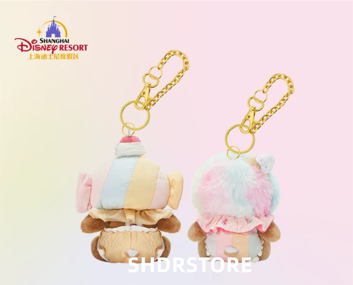 Disney authentic 2025 chip dale candy plush keychain shanghai disneyland - Picture 2 of 2
