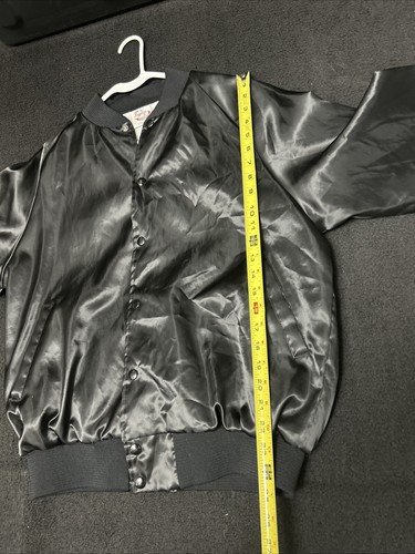 Vintage Nashville Music City Satin Jacket Taylor USA Gr. L Rare Bomber🚀✅💯 - Bild 14 von 19