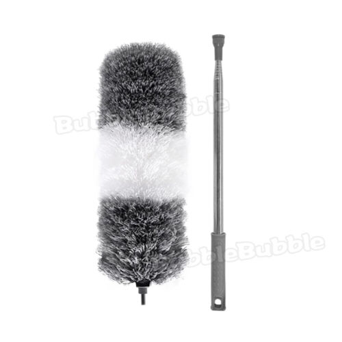 Feather Duster Extendable Handle 245cm Long Telescopic Duster Magic Static Brush - Picture 2 of 9