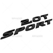 For Honda 2.0T Sport Luggage Rear Trunk Lid Badge Nameplate Emblem Black