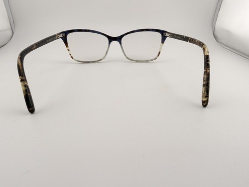 Vera Wang Eyeglasses, Frames Only, V915 SA Blue/Brown Tort, 52-15-135, Plastic - Picture 3 of 15