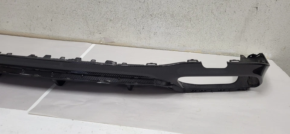 Mercedes Benz E63 AMG 2017-2020 difusor trasero fibra de carbono OEM usado *DC3555 Foto 4 de 4