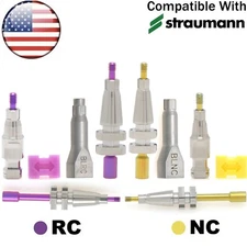 US For Straumann ITI NC/RC Scan Body Transfer Impression Coping Open/Closed Tray