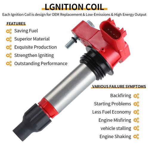 6PCS Ignition Coil For Suzuki Grand Vitara XL-7 JC636 2007-2009 V6 3.6L HFV6 New - Picture 3 of 12