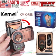 Men's Electric Shaver Trimmer Razor Rechargeable Hair Beard Shaving Machine USB