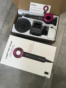 Sèche-cheveux Vent fort chaud et froid avec 5 pièces jointes